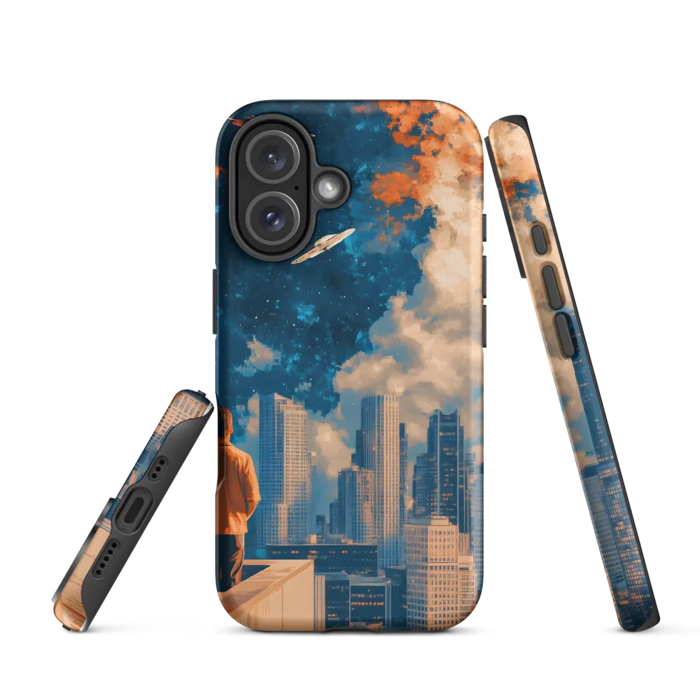 Cosmic Curiosity: A Glimpse into the Future | Phone Case