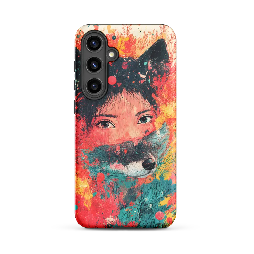 Harmony of Spirit: Girl and Wolf