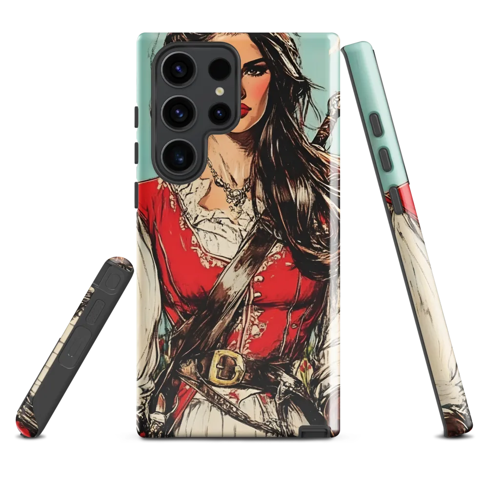 Fearless Pirate Queen | Phone Case |  S23 Ultra | Tough Case | Glossy