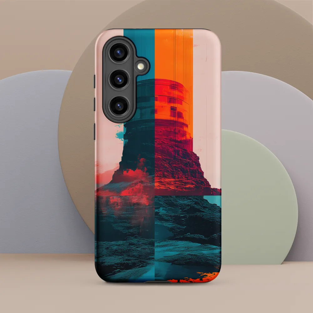 Ethereal Fortress at Sunset