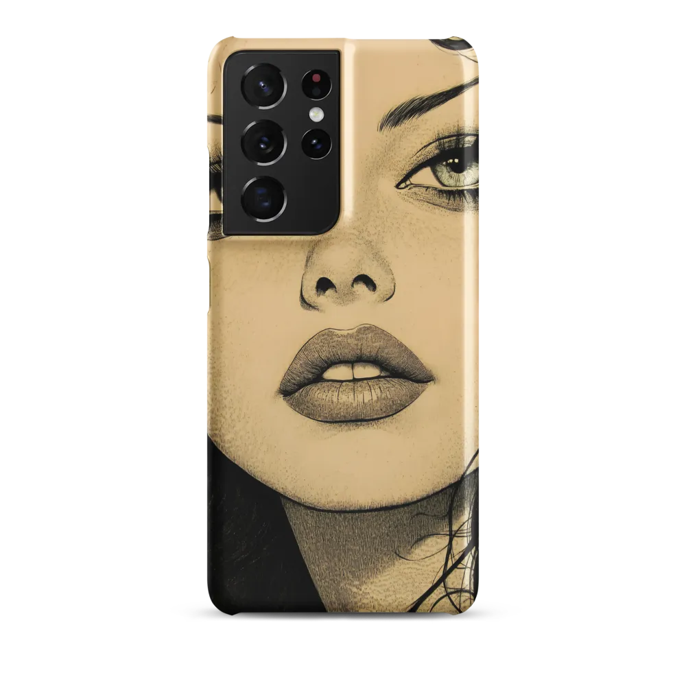 Enigmatic Gaze | Phone Case |  S21 Ultra | Snap Case | Matte