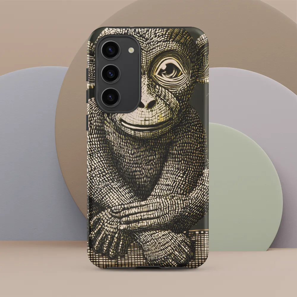 Intricate Primate Portrait