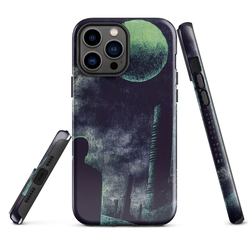 Lunar Solitude | Phone Case |  13 Pro Max | Tough Case | Glossy