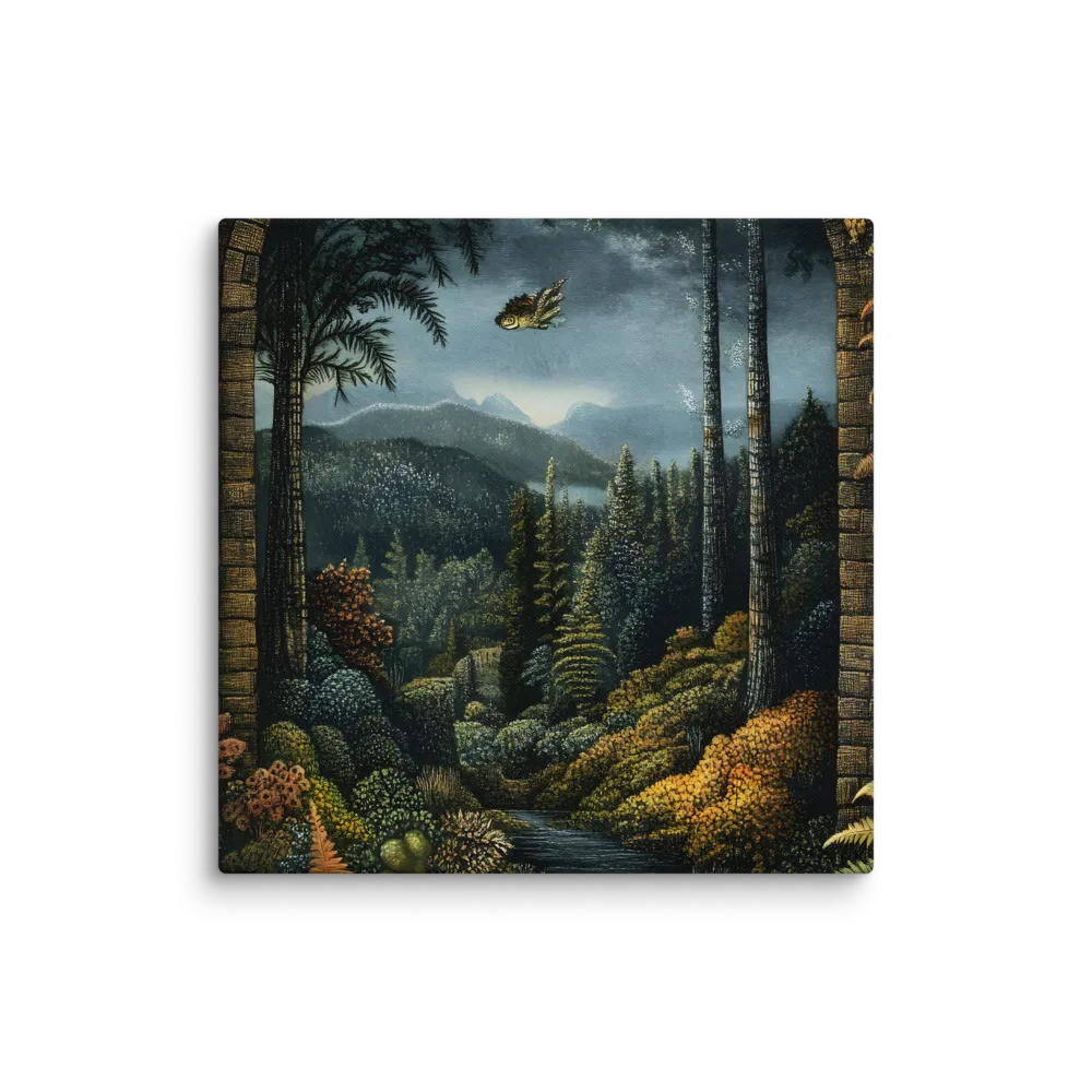 Whispers of the Enchanted Forest | Canvas | 18″×18″