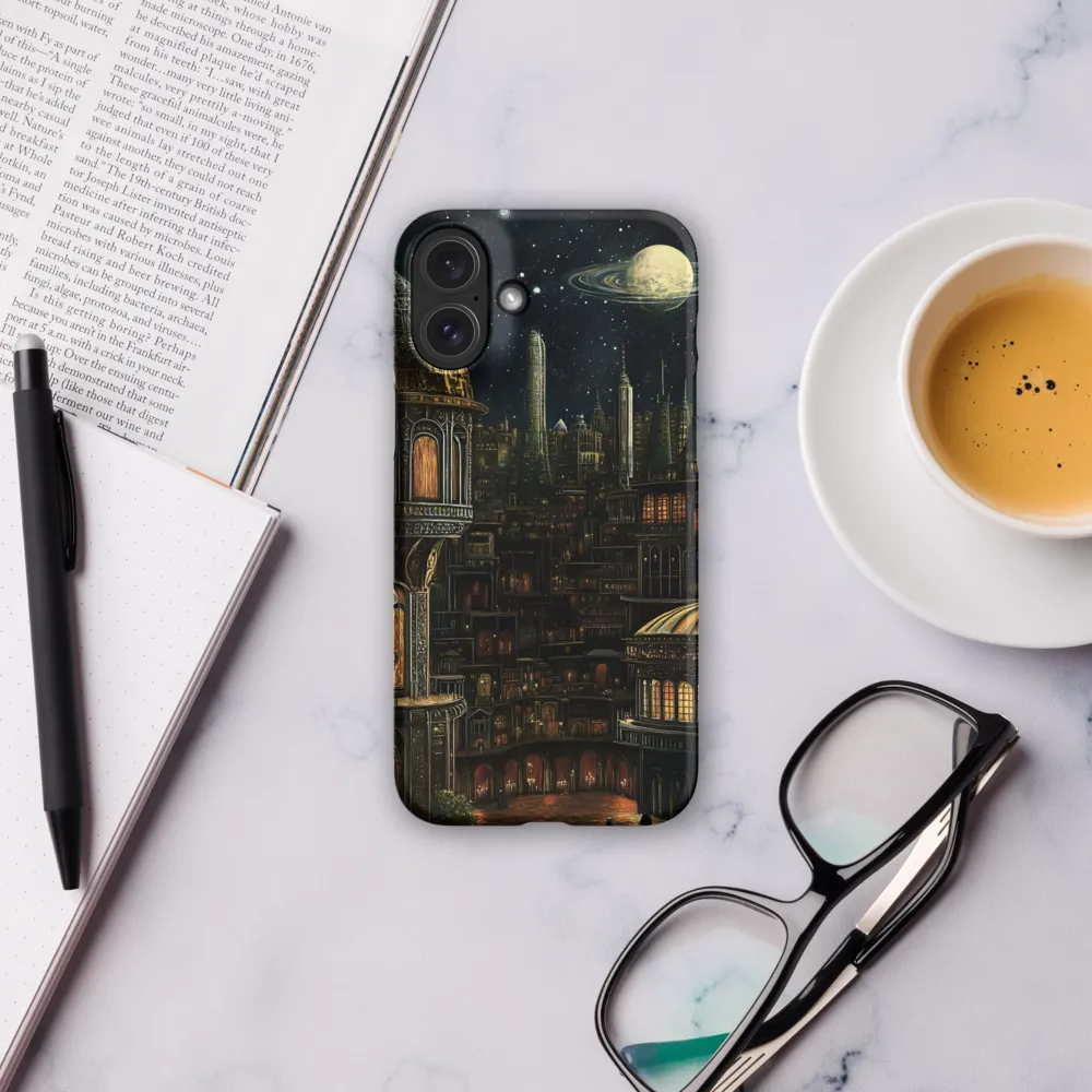 Celestial Enigma: A Surreal Cityscape