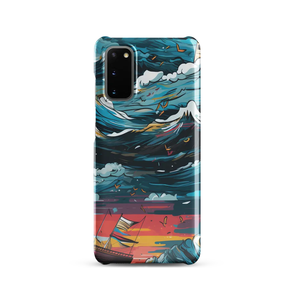 Turbulent Seas: A Lighthouse Adventure | Phone Case |  S20 | Snap Case | Glossy