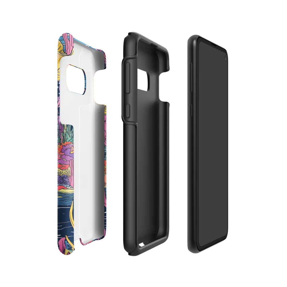 Underwater Dreamscape: A Playful Encounter | Phone Case |  S10e | Tough Case | Matte