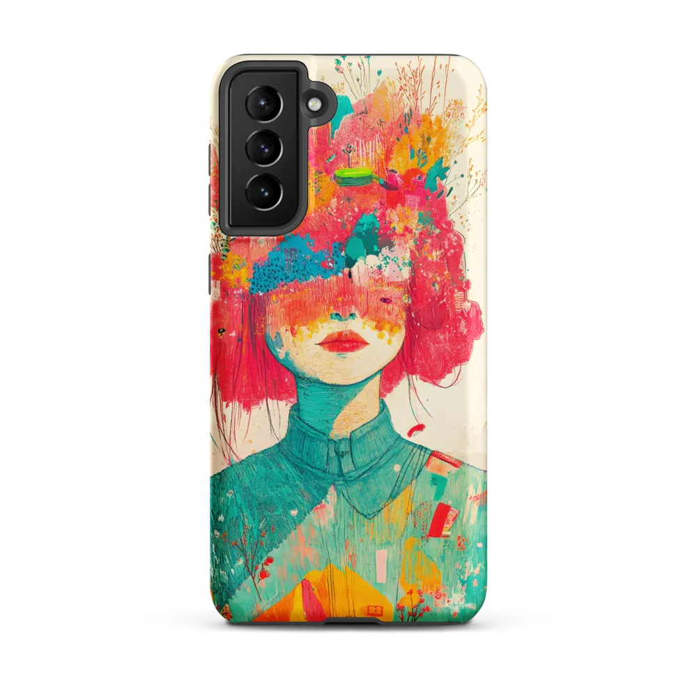 Whimsical Floral Portrait