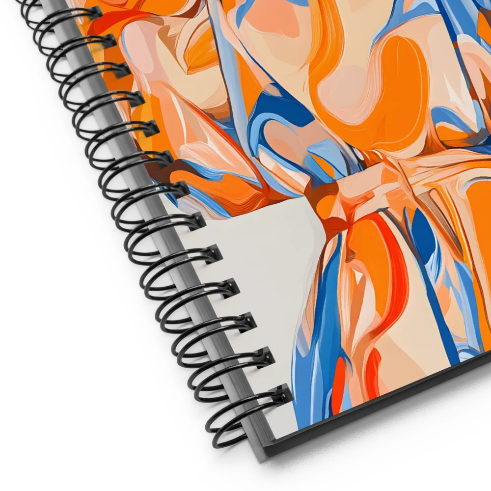 Fluid Fashion: A Modern Portrait | Spiral Notebook