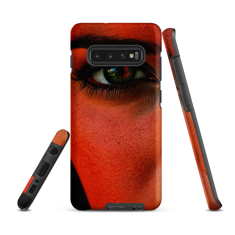 Ember Gaze — Close Study of an Iris