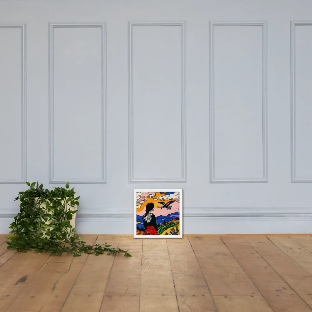 A Journey into Freedom | Poster with White Frame | 12″×12″