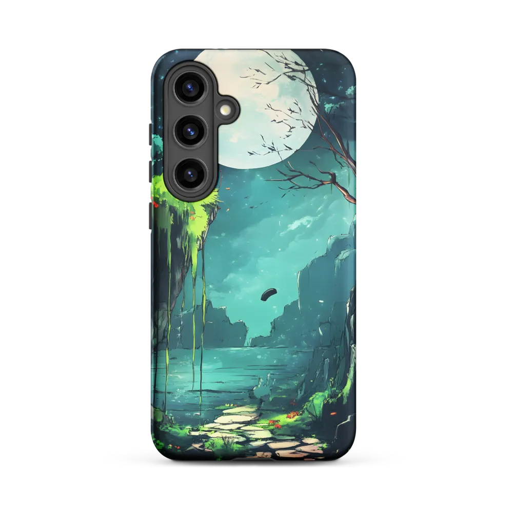 Moonlit Serenity: A Fantastical Landscape