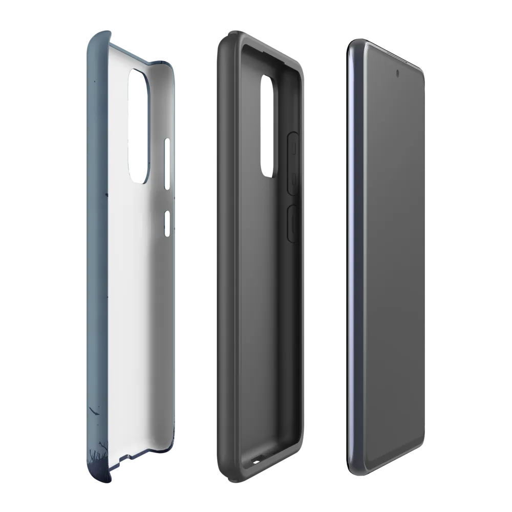Contemplative Robot in a Barren Landscape | Phone Case |  S20 FE | Tough Case | Matte