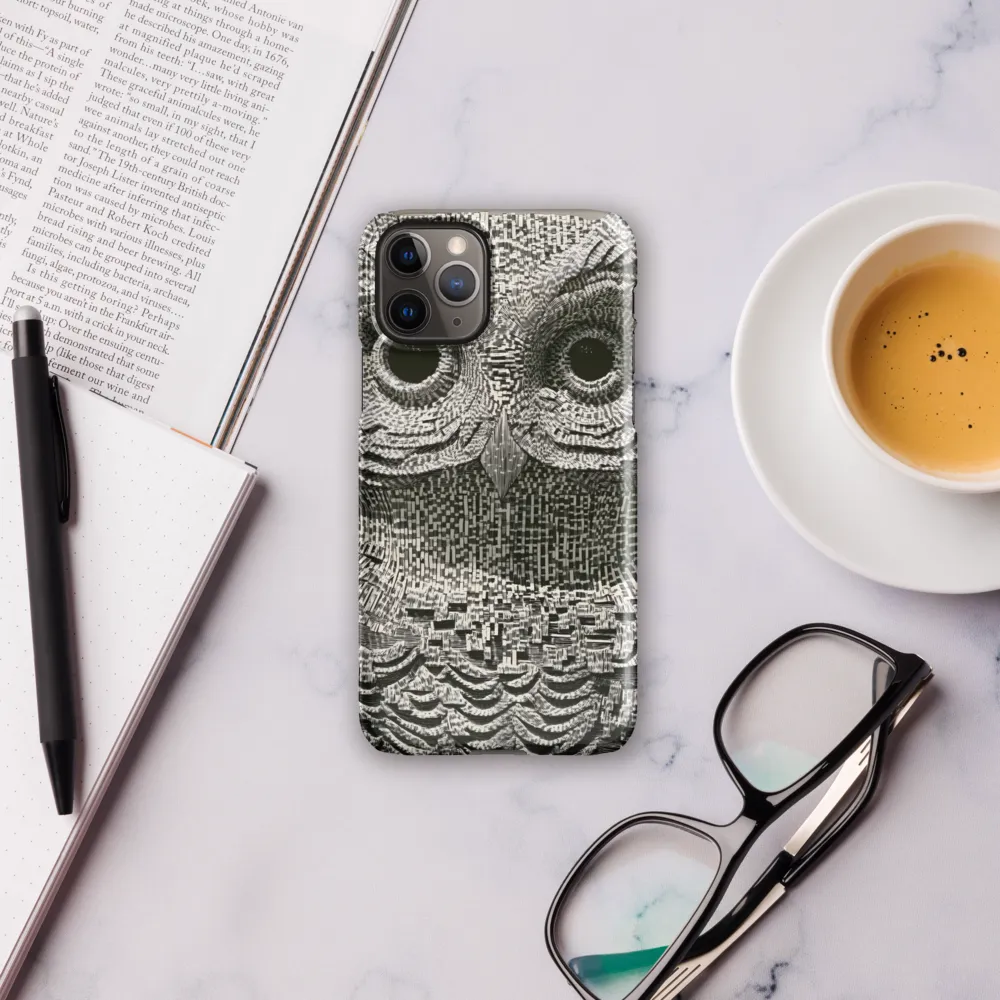 Intricate Owl of Textures | Phone Case |  11 Pro | Snap Case | Glossy
