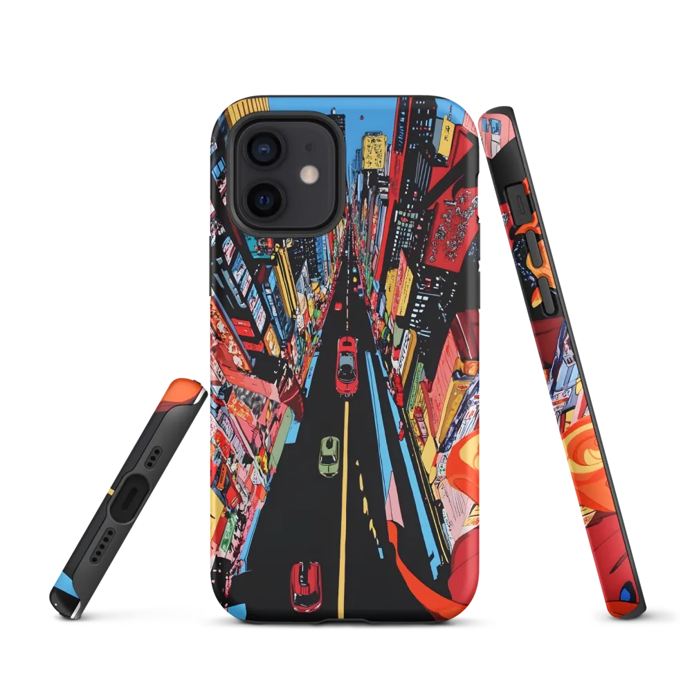 Urban Symphony: A Bird's-Eye View of Life | Phone Case |  12 | Tough Case | Matte