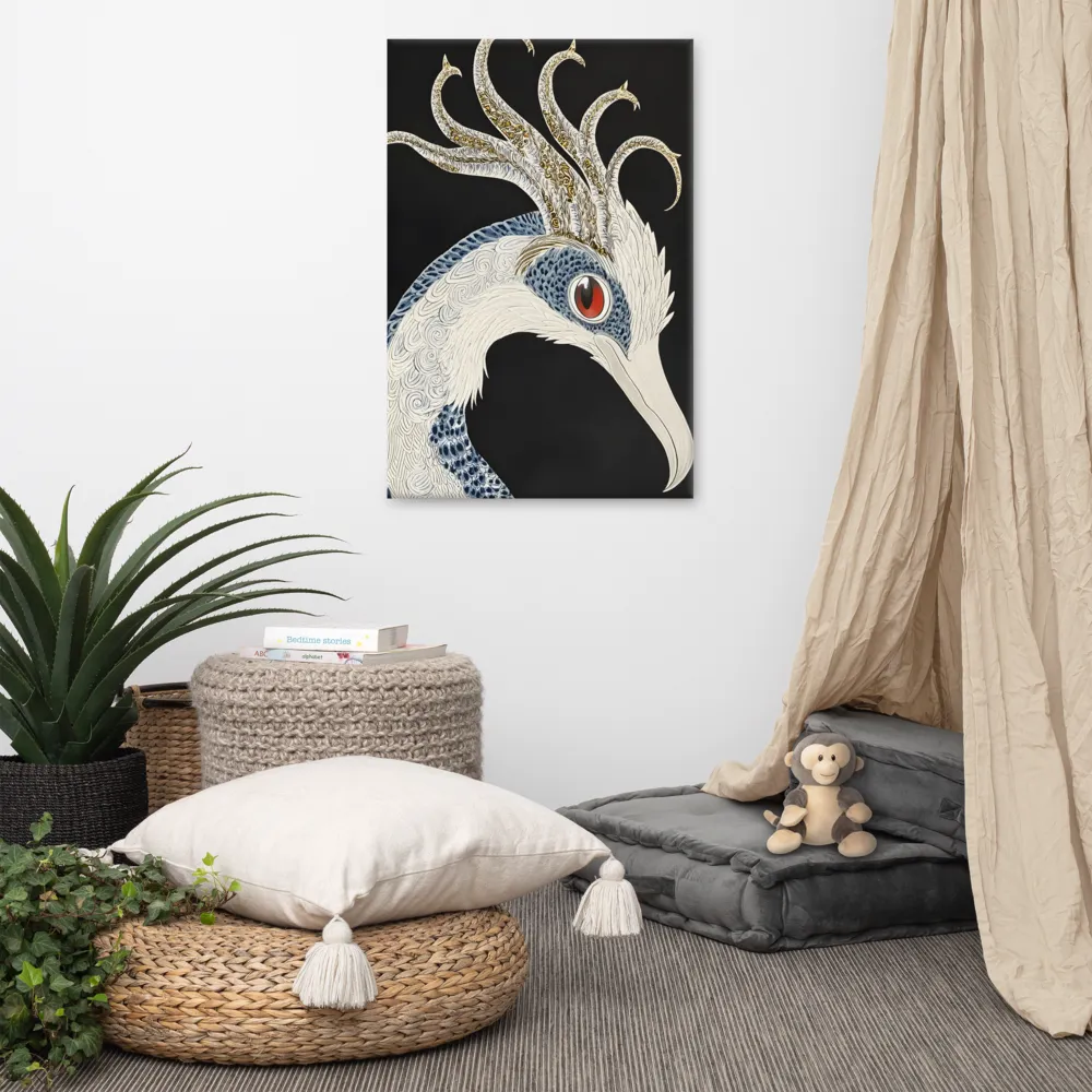 Elegance of the Majestic Peacock | Canvas | 24″×36″