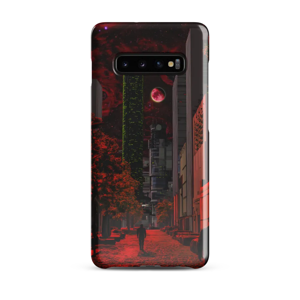 Cosmic Streets of a Dystopian Future | Phone Case |  S10 Plus | Snap Case | Glossy