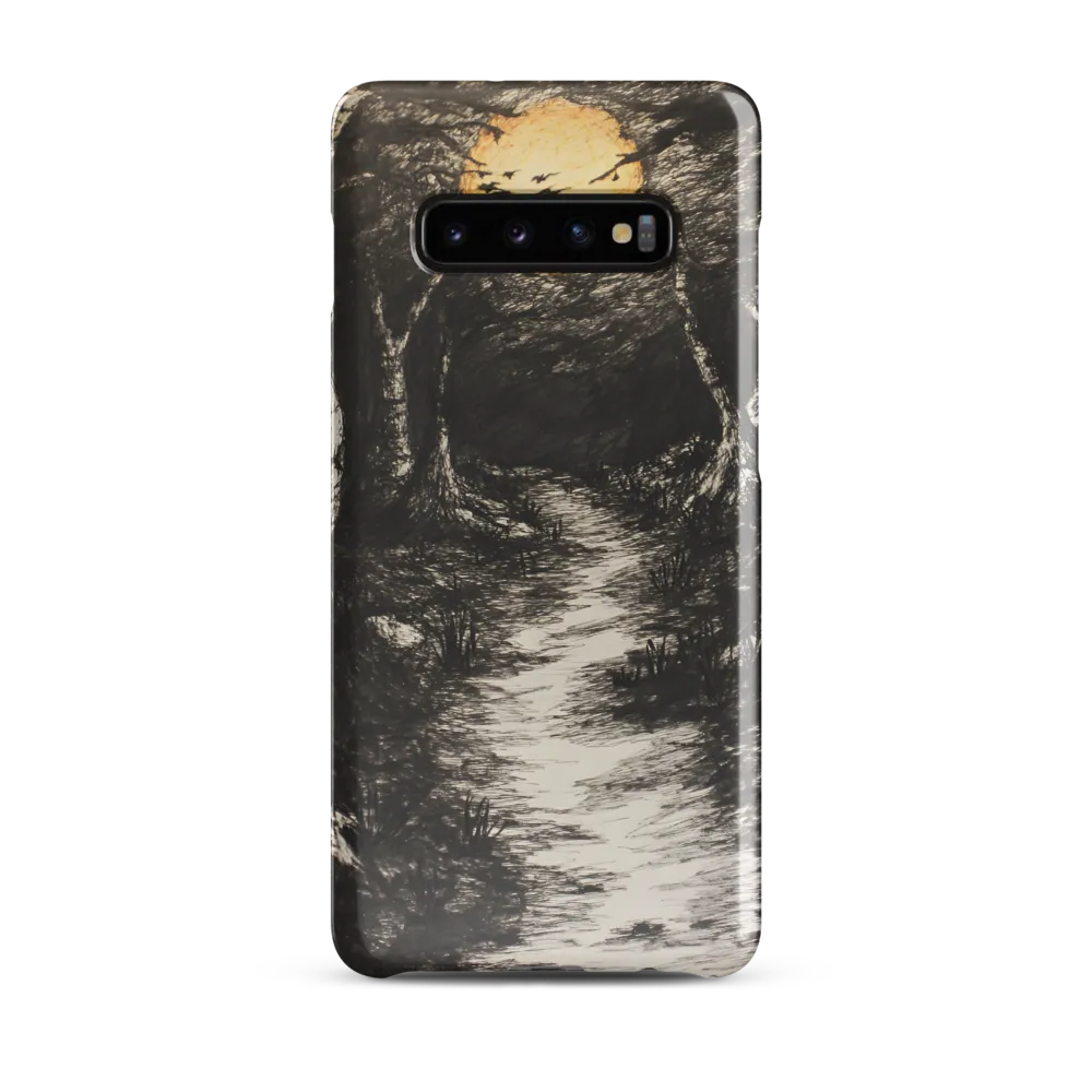 Moonlit Path Through the Enigmatic Forest | Phone Case |  S10 Plus | Snap Case | Glossy