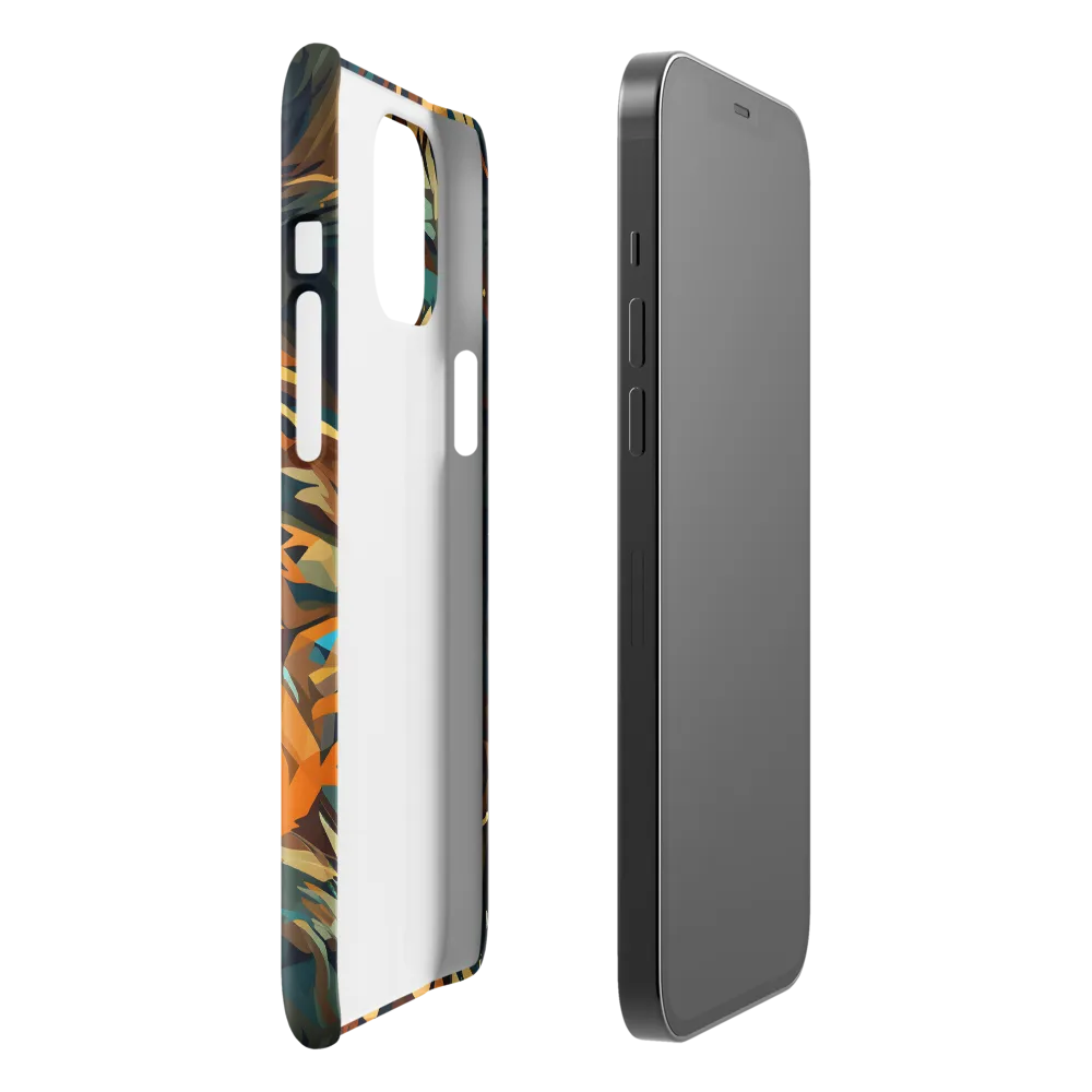 Wild Symphony: Abstract Tigers | Phone Case |  12 Pro Max | Snap Case | Glossy