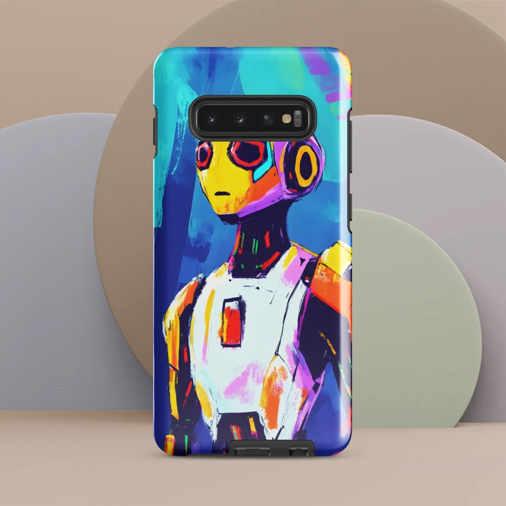 Curiosity of the Robot | Phone Case |  S10 Plus | Tough Case | Glossy