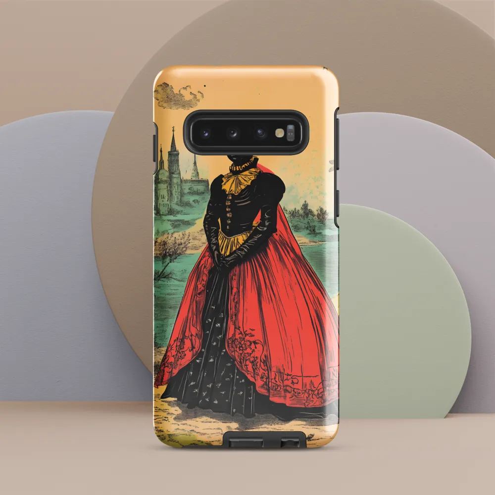 Elegance in Red and Gold