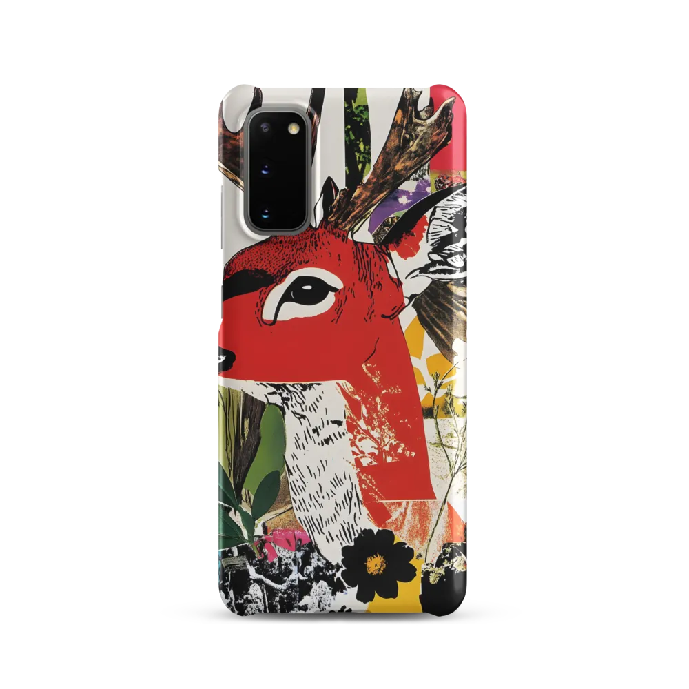 Vibrant Harmony: The Deer in Nature | Phone Case |  S20 | Snap Case | Matte