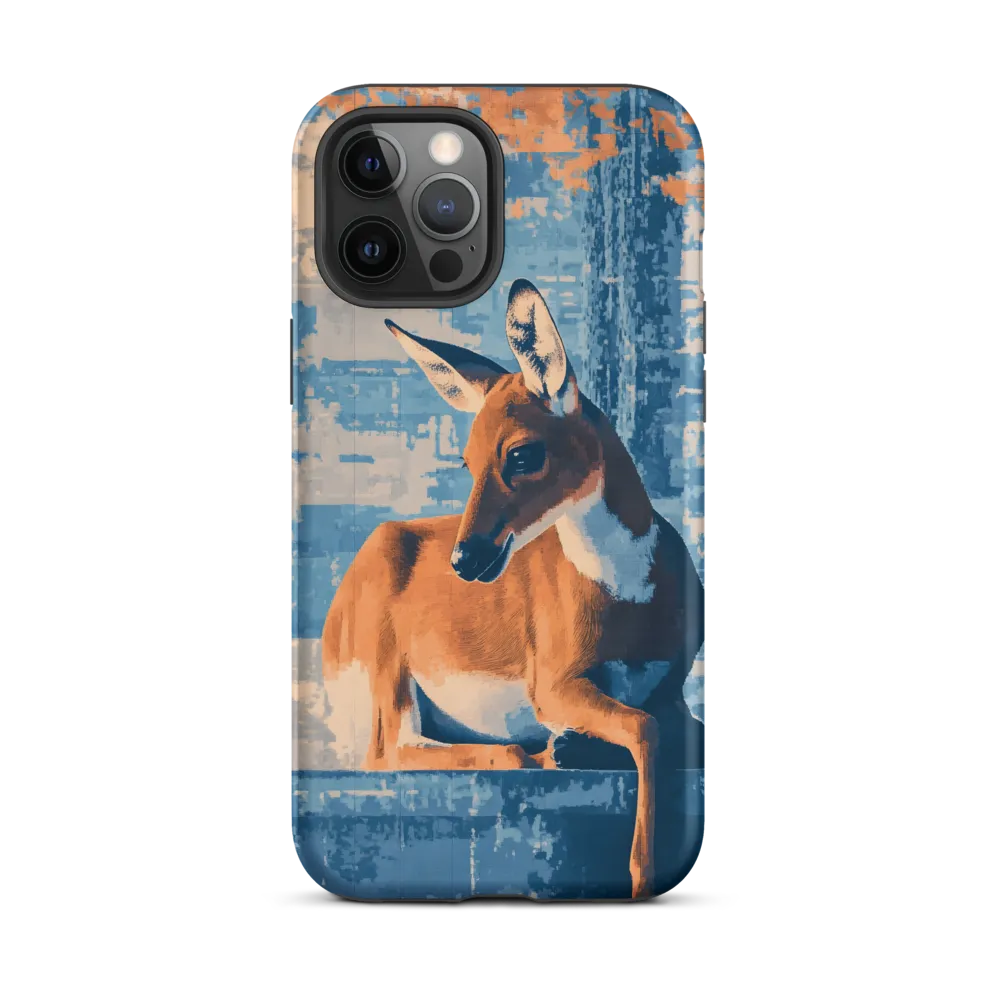 Serenity in Color: The Reclining Deer | Phone Case |  12 Pro Max | Tough Case | Matte
