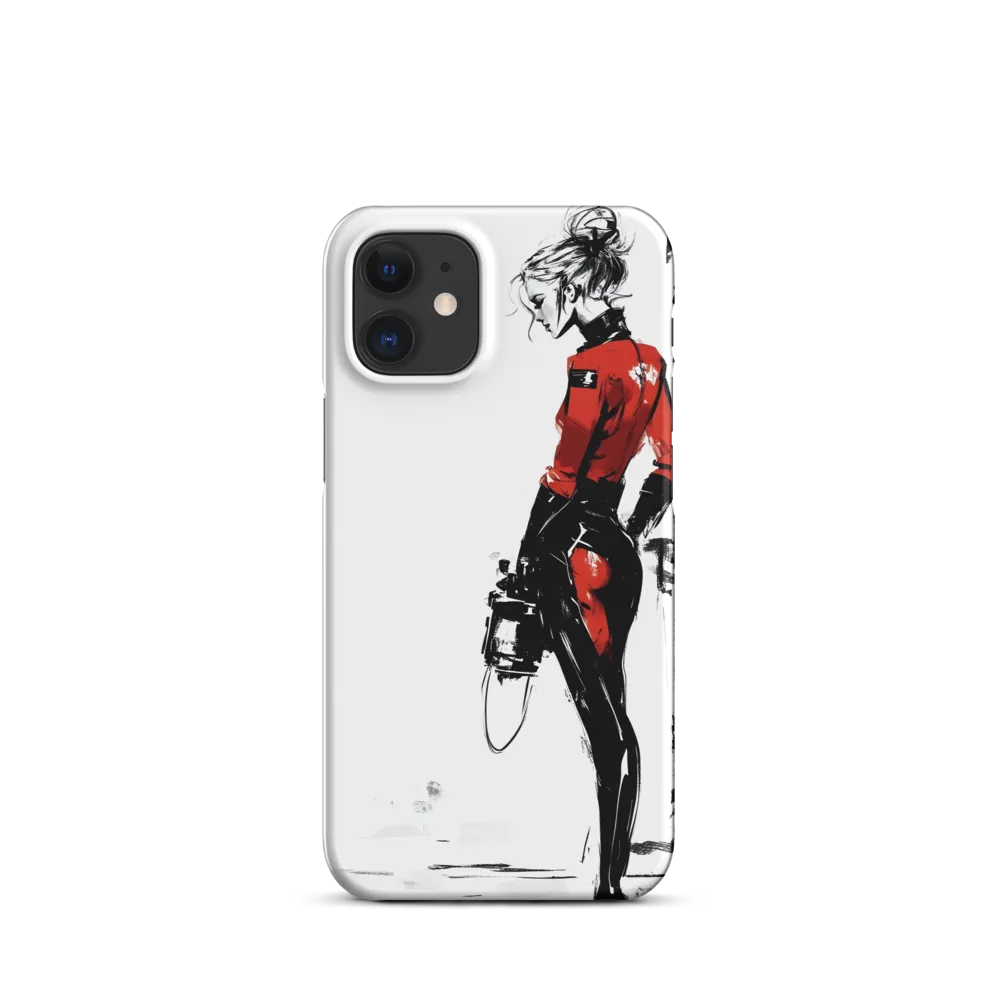 The Edgy Elegance | Phone Case |  12 Mini | Snap Case | Matte