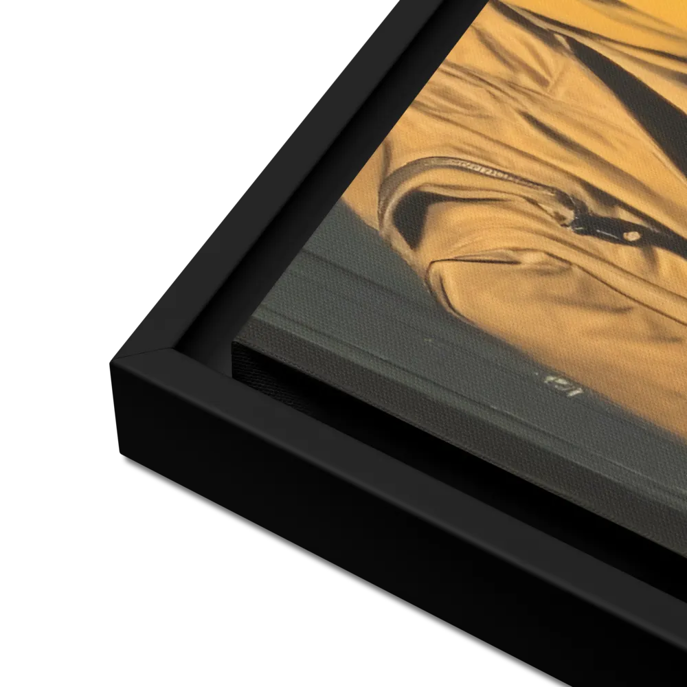 Silent Reflection | Canvas with Black Frame | 18″×24″