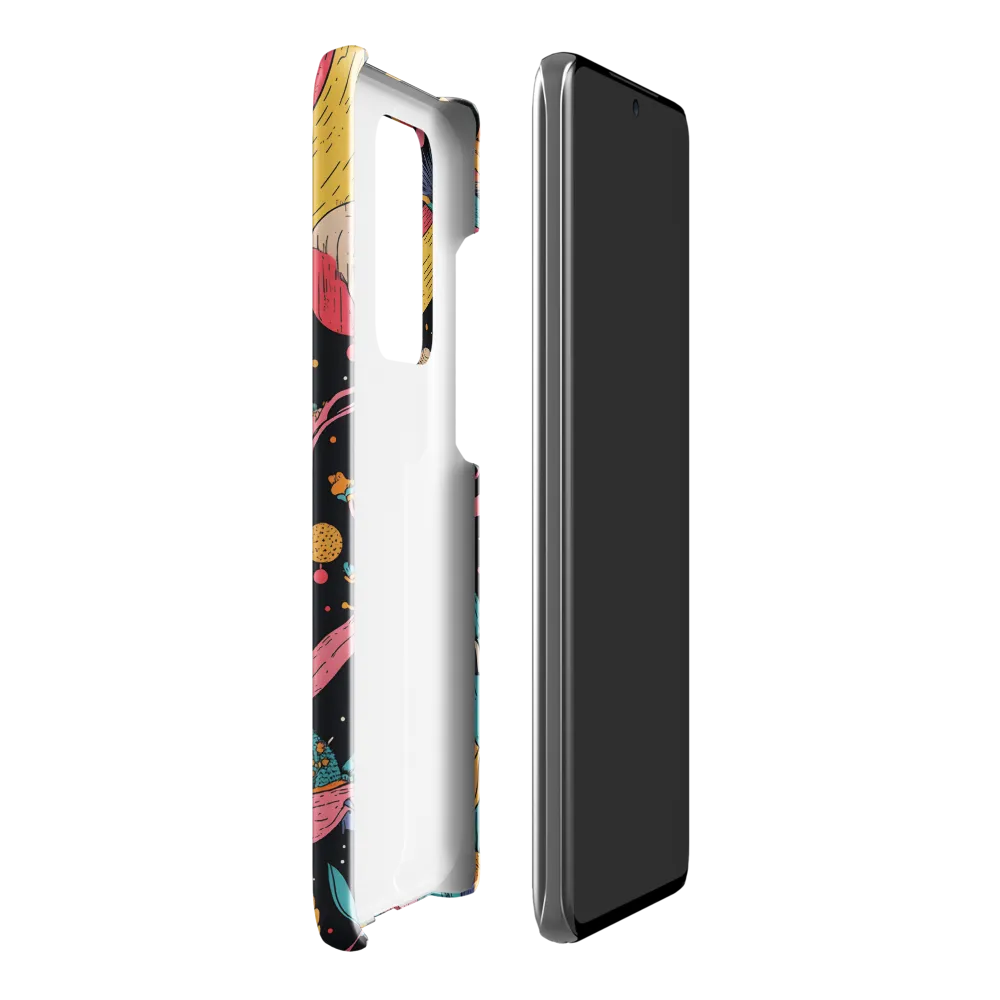 Whimsical Cosmic Owl | Phone Case |  S20 Ultra | Snap Case | Glossy
