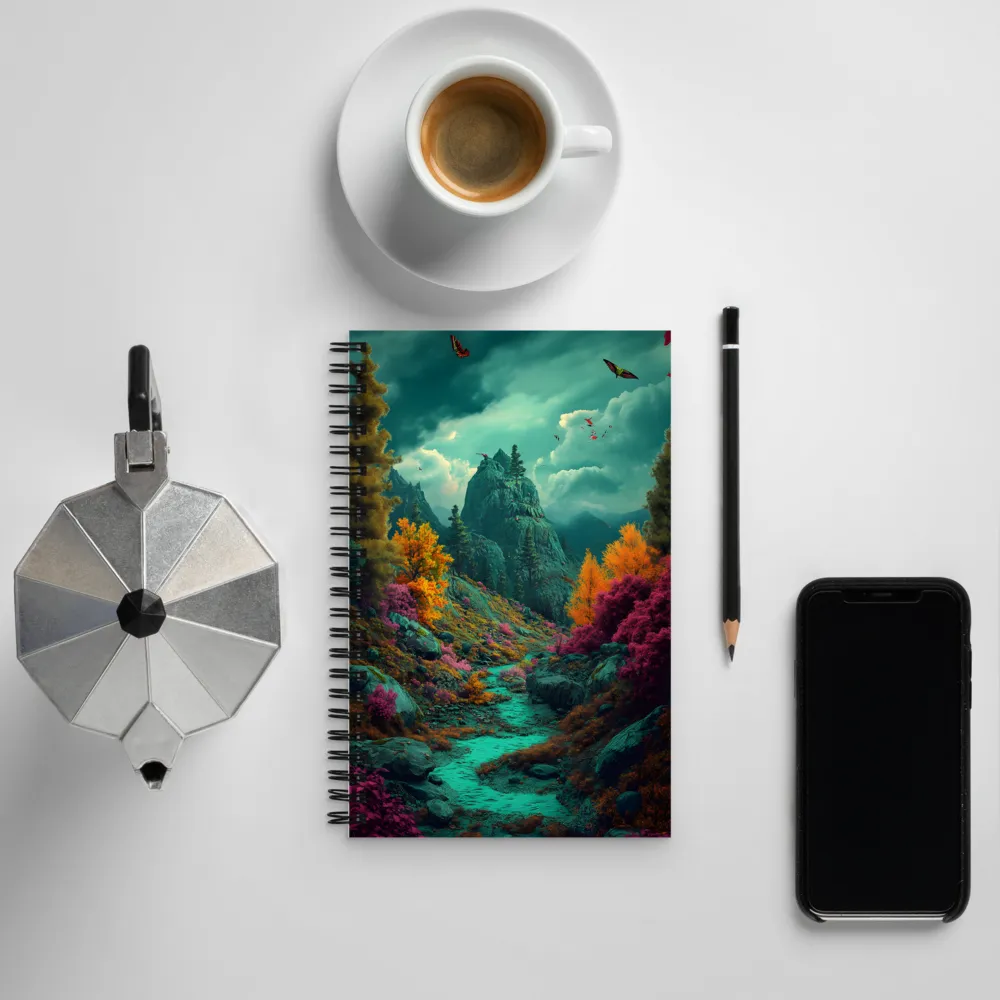 Ethereal Landscapes: A Journey Through Color | Spiral Notebook