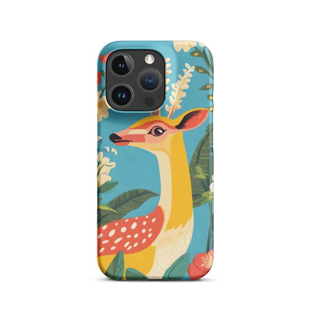 Serene Majesty: A Vibrant Deer Amidst Flora