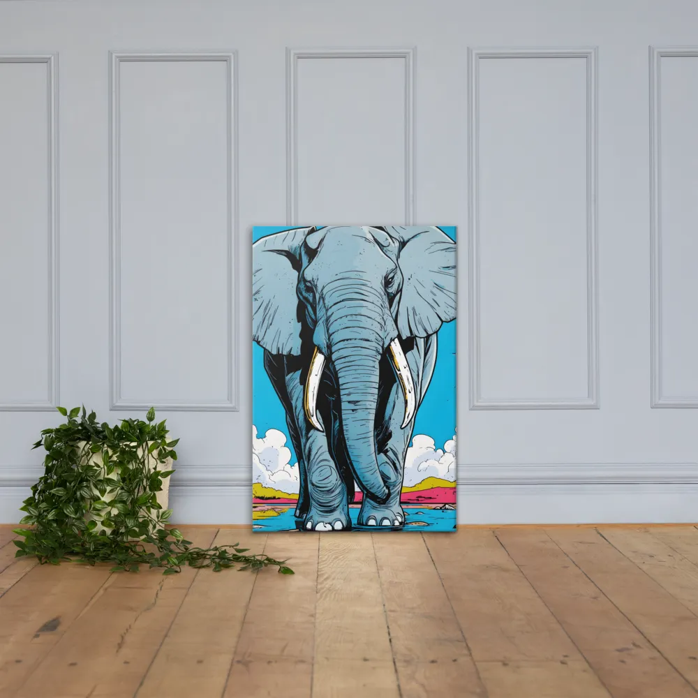 Majestic Presence: The Elephant | Canvas | 24″×36″