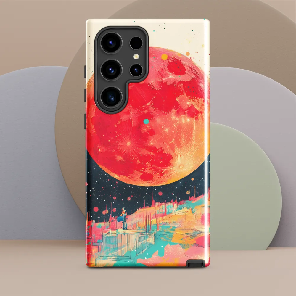 Crimson Dreams: A Lunar Exploration