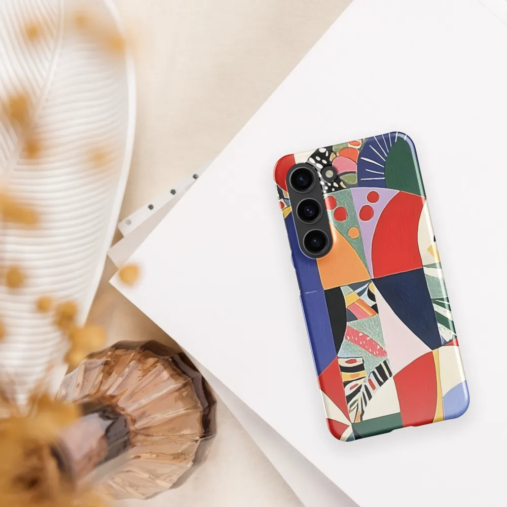 Dynamic Mosaic Symmetry | Phone Case |  S23 | Snap Case | Glossy
