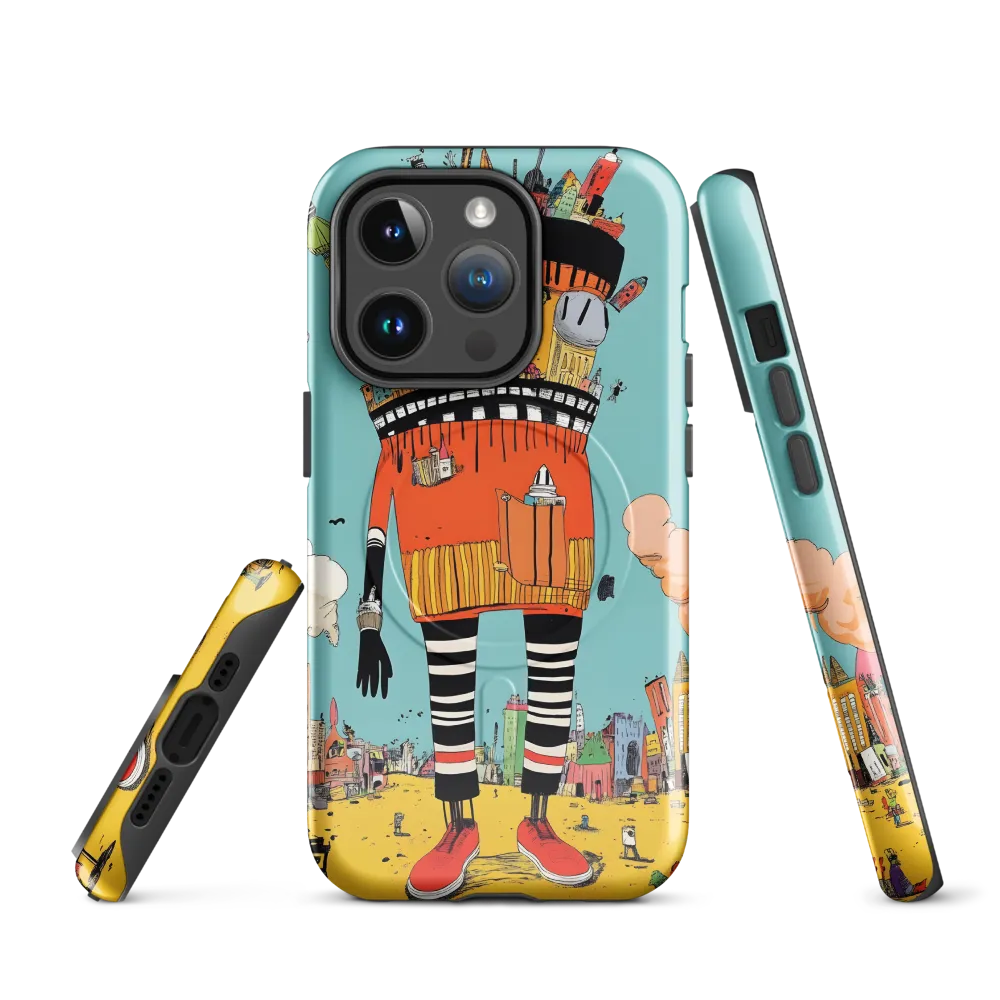 Urban Fantasia: A Whimsical Encounter | Phone Case |  14 Pro | MagSafe® Tough Case | Glossy