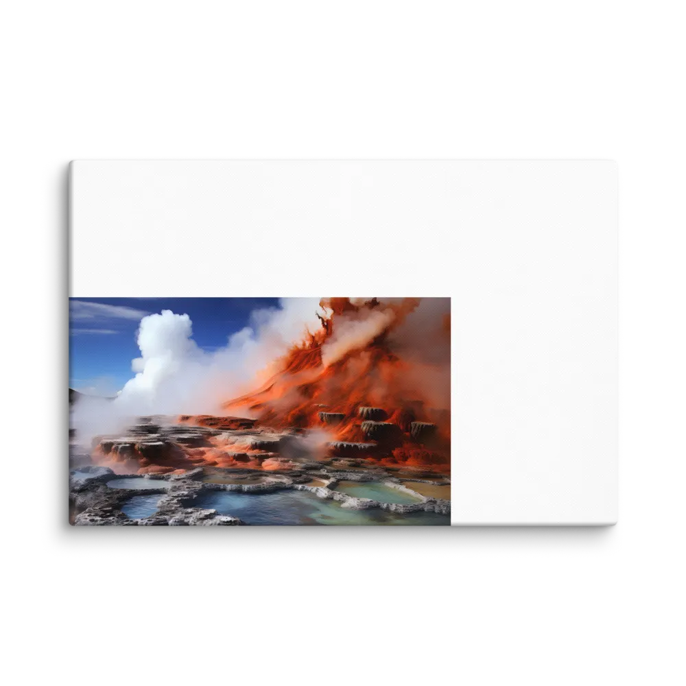Nature's Fury: The Volcano's Expression