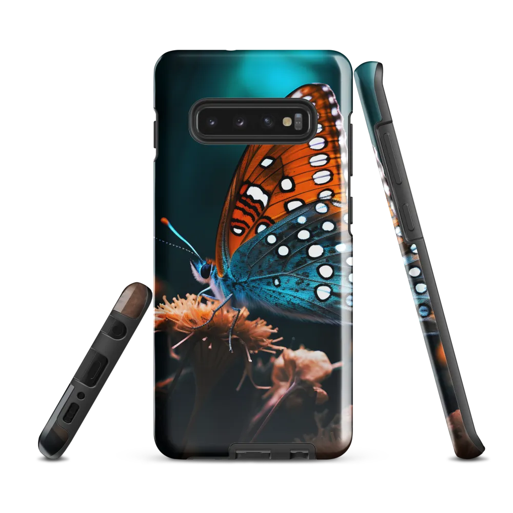 Whispers of Color: The Butterfly's Embrace | Phone Case |  S10 Plus | Tough Case | Glossy