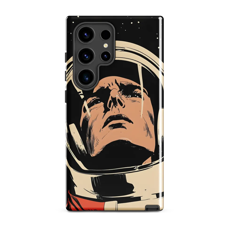 Gaze of the Astronaut | Phone Case |  S24 Ultra | Tough Case | Glossy