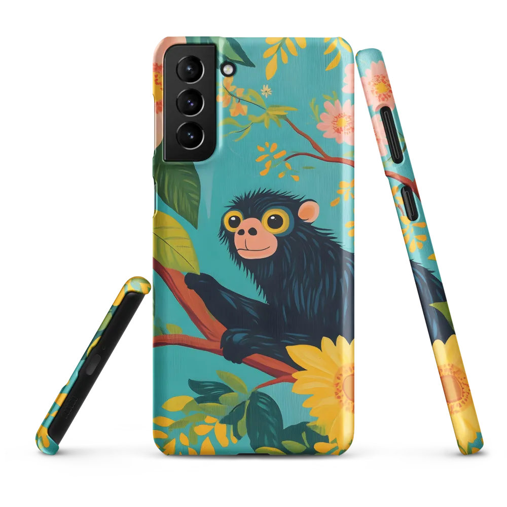 Joyful Encounter in a Floral Paradise