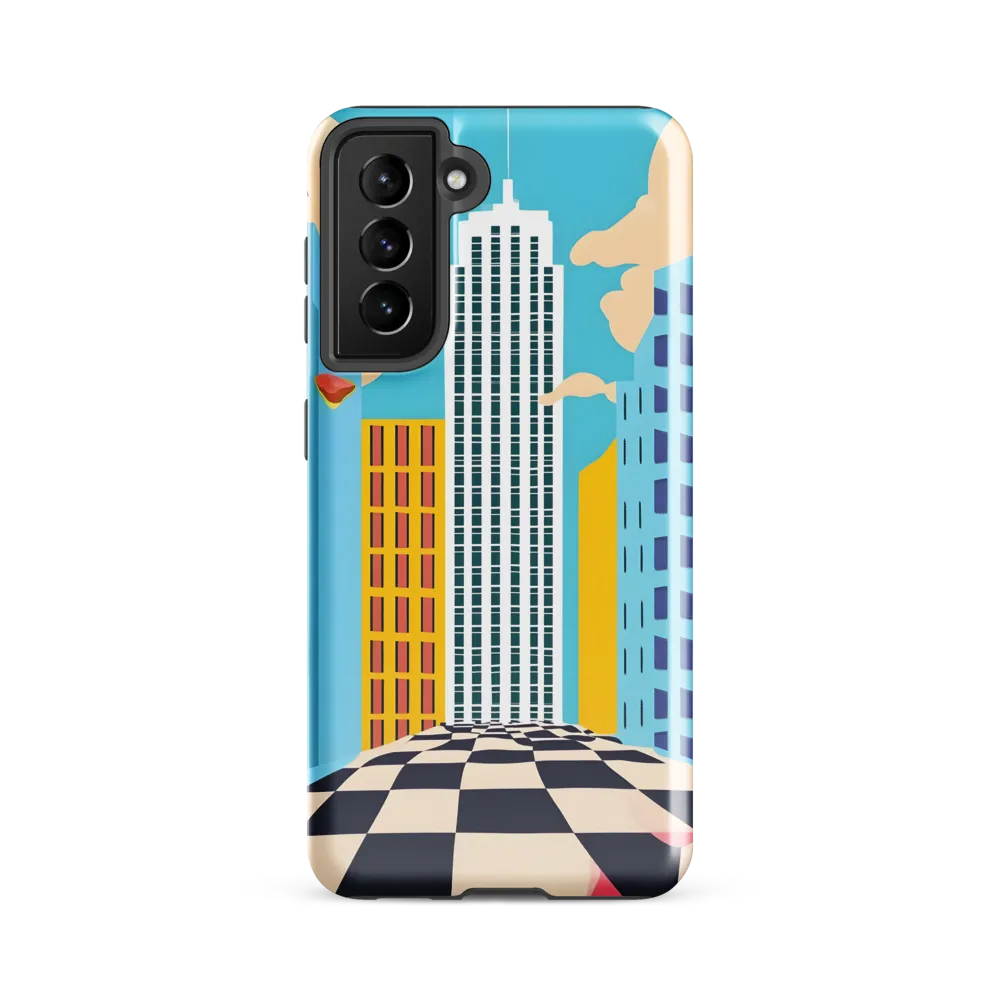 Vibrant Urban Dreamscape | Phone Case |  S21 FE | Tough Case | Glossy