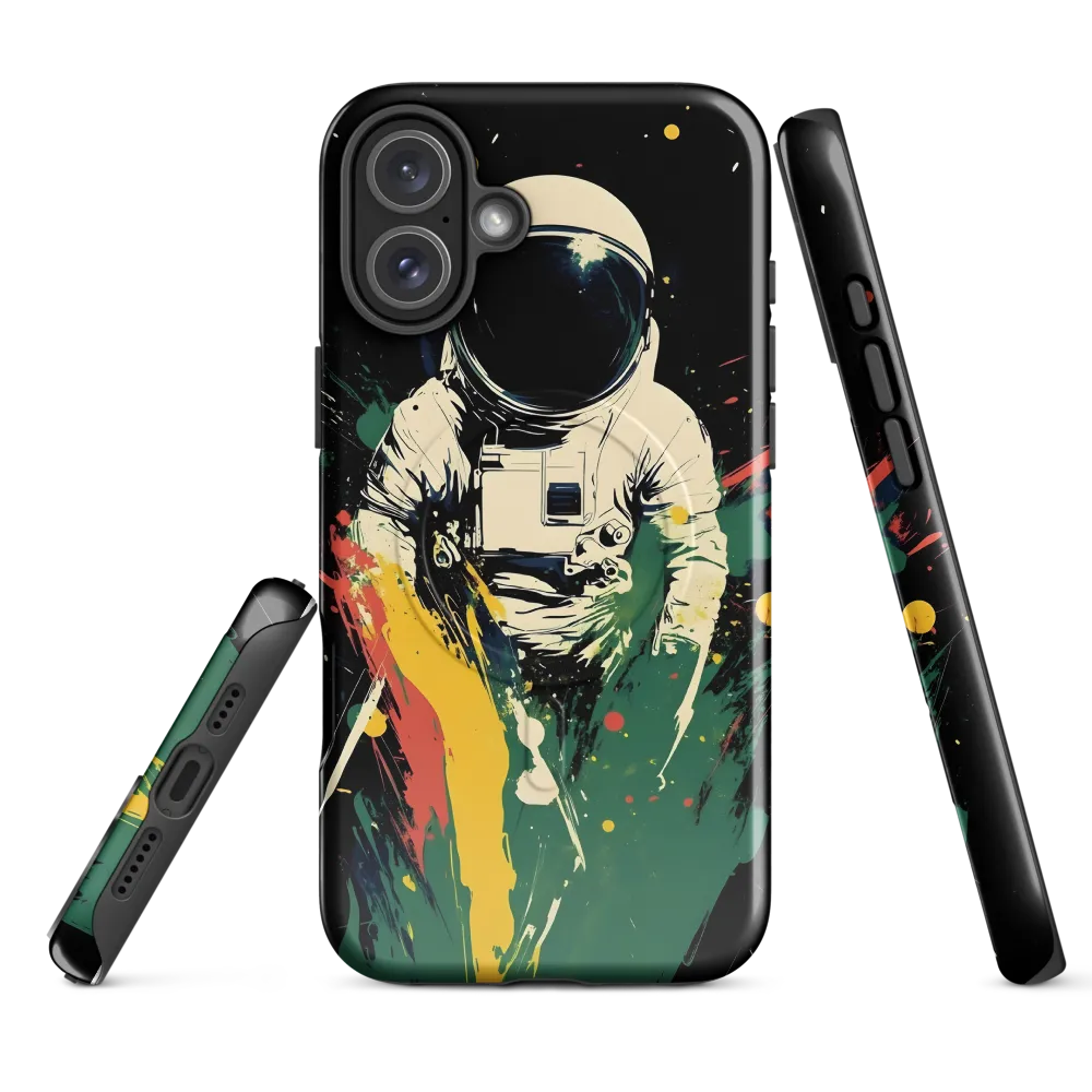 Cosmic Splash: The Astronaut's Journey