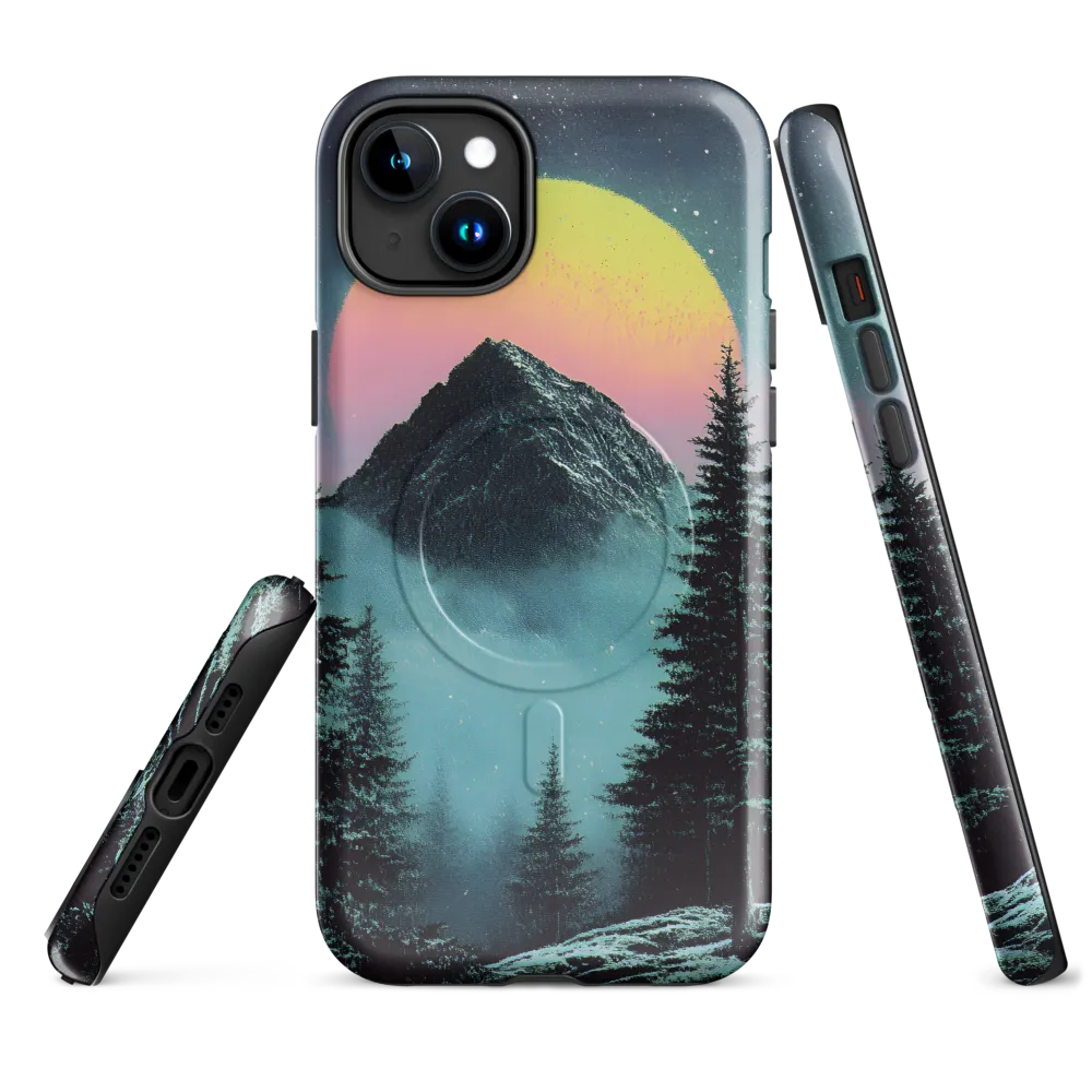 Ethereal Peaks Under Celestial Lights