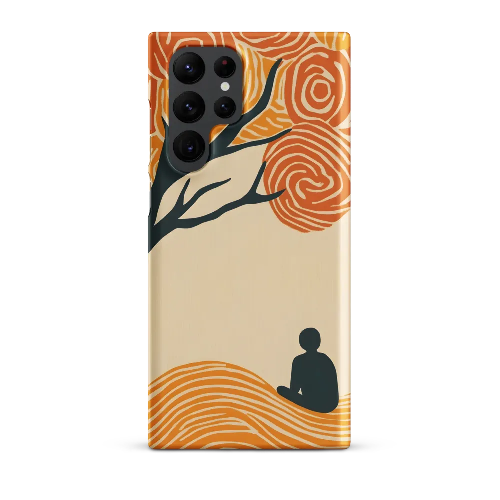 Silent Reflections under Swirling Leaves | Phone Case |  S22 Ultra | Snap Case | Matte