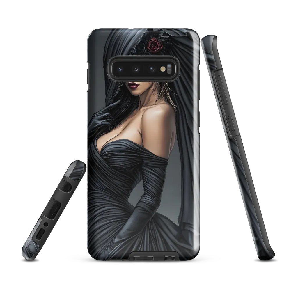 Veiled Elegance | Phone Case |  S10 Plus | Tough Case | Glossy