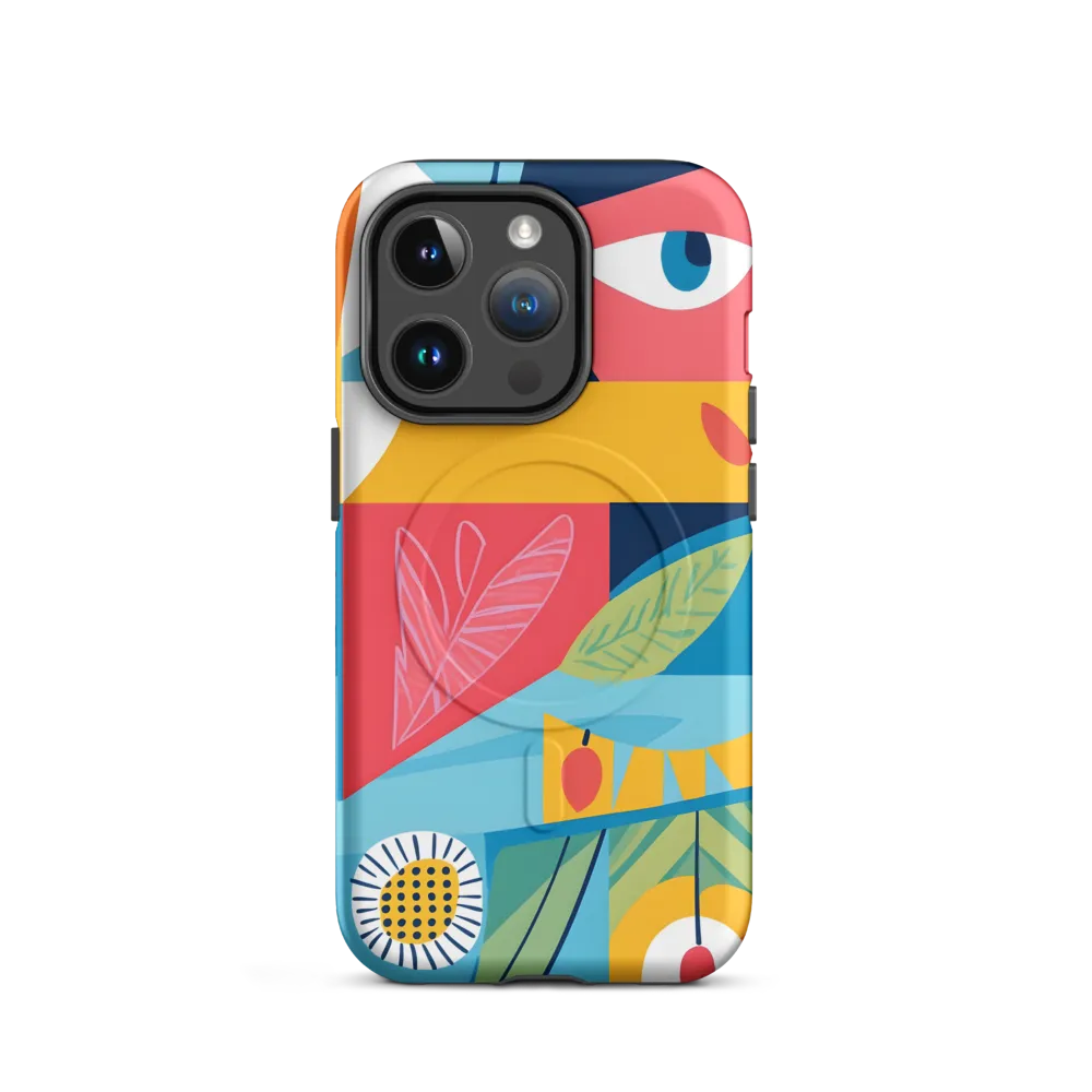 Fragmented Gaze in Botanical Blocks