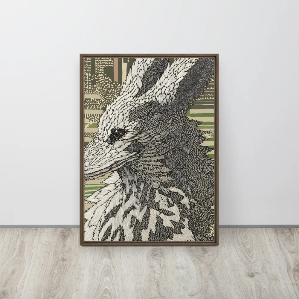 Reflections of the Forest | Canvas with Brown Frame | 20″×28″