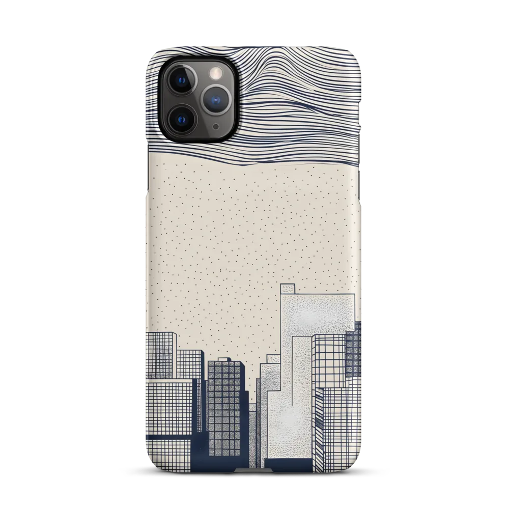Urban Patterns: A Minimalist Skyline | Phone Case |  11 Pro Max | Snap Case | Matte