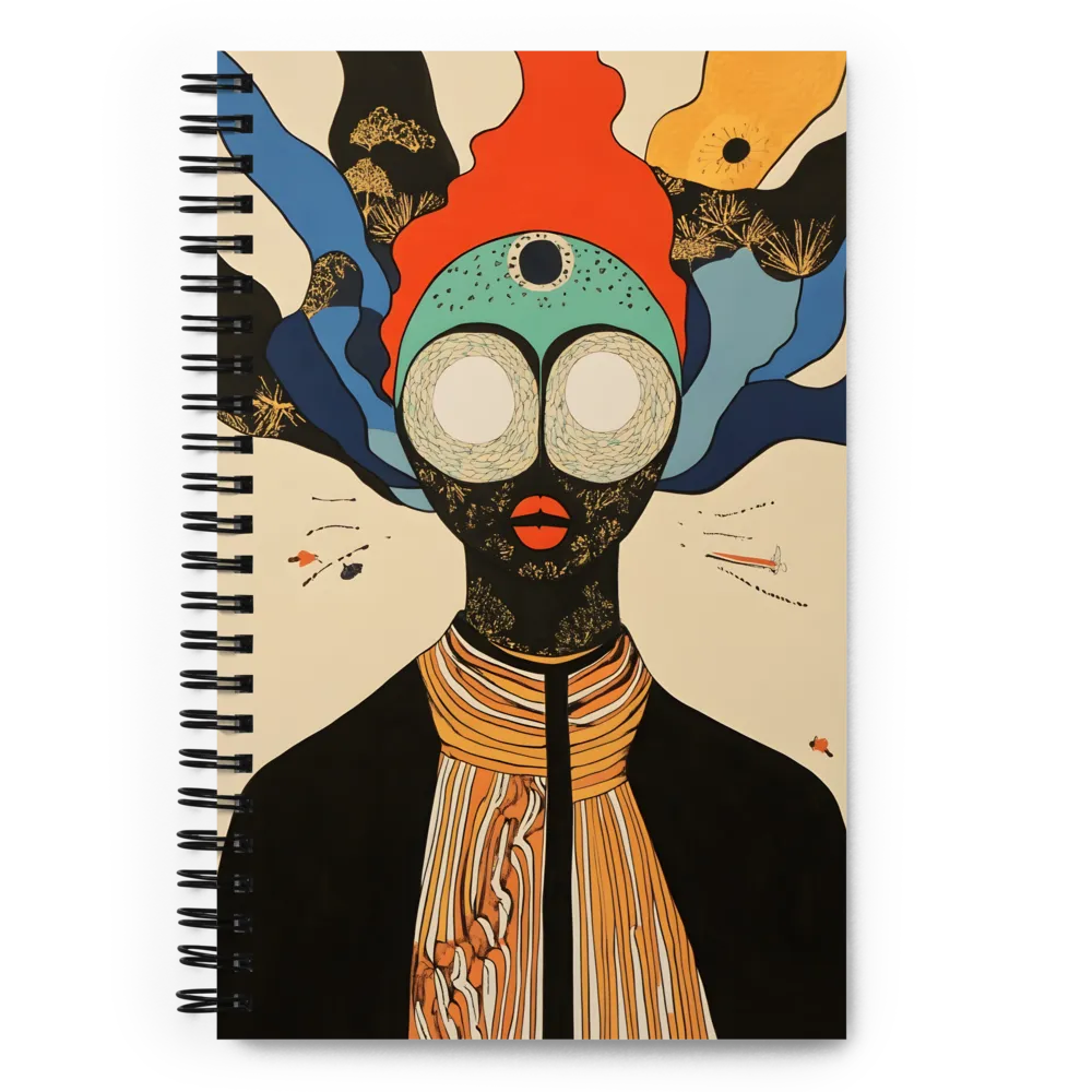 The Cosmic Portrait | Spiral Notebook