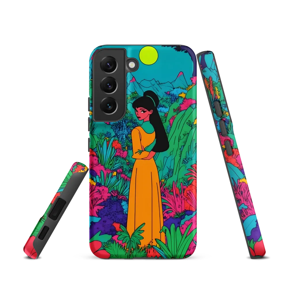 Ethereal Serenity in a Psychedelic Landscape